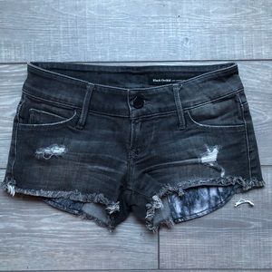 Black Orchid cut off denim shorts